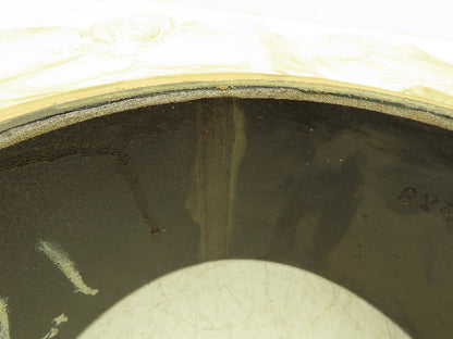 Mitco 13-1/2x4-1/2x8 Super Solid Press-On Forklift Tire Smooth Non-Marking White