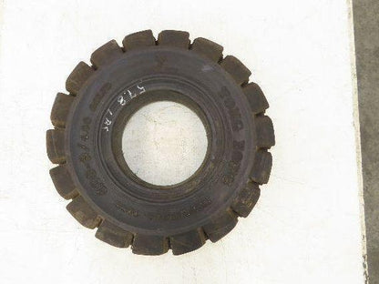 Tong Yong 20x6.00-9/4.00 Forklift Tire Resilient Solid Traction Black 20x6x9"