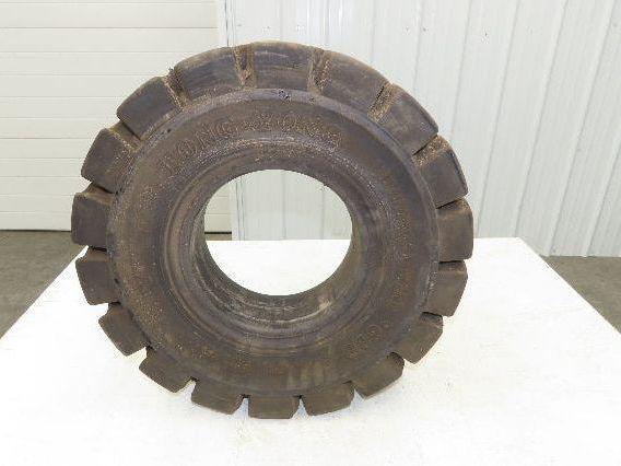 Tong Yong 20x6.00-9/4.00 Forklift Tire Resilient Solid Traction Black 20x6x9"