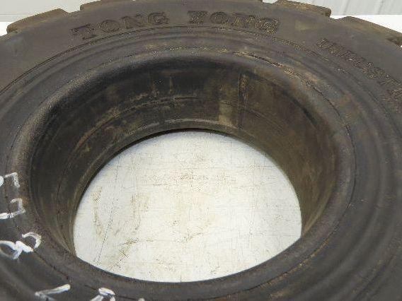 Tong Yong 20x6.00-9/4.00 Forklift Tire Resilient Solid Traction Black 20x6x9"