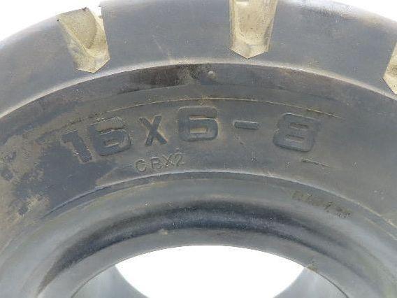 Mitco Duro-Soft SRB 16x6-8 Forklift Tire Resilient Solid Traction Black