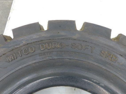 Mitco Duro-Soft SRB 16x6-8 Forklift Tire Resilient Solid Traction Black