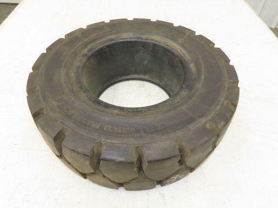 Mitco Duro-Soft SRB 16x6-8 Forklift Tire Resilient Solid Traction Black