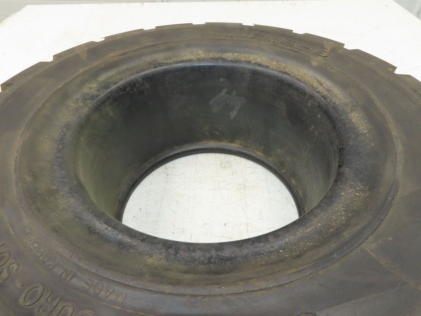 Mitco Duro-Soft SRB 16x6-8 Forklift Tire Resilient Solid Traction Black