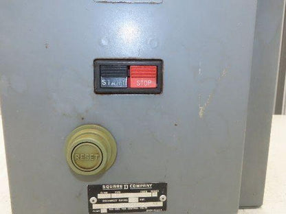 Square D 8538SBG13 Combination Motor Starter Size 0 NEMA 5Hp 600V 30A Fused