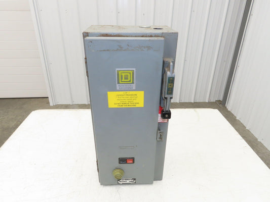 Square D 8538SBG13 Combination Motor Starter Size 0 NEMA 5Hp 600V 30A Fused