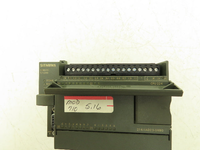 Siemens 6ES7 214-1AD23-0XB0 Simatic S7-200 CPU 224 24VDC