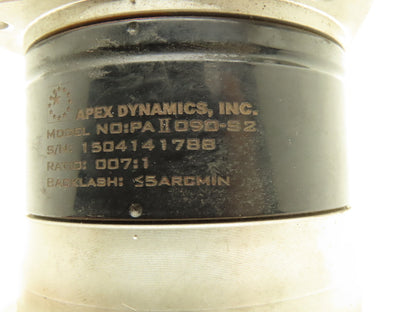 Apex Dynamics PAII 090-82 Inline Gearbox 7:1 Planetary Gear Head Reducer