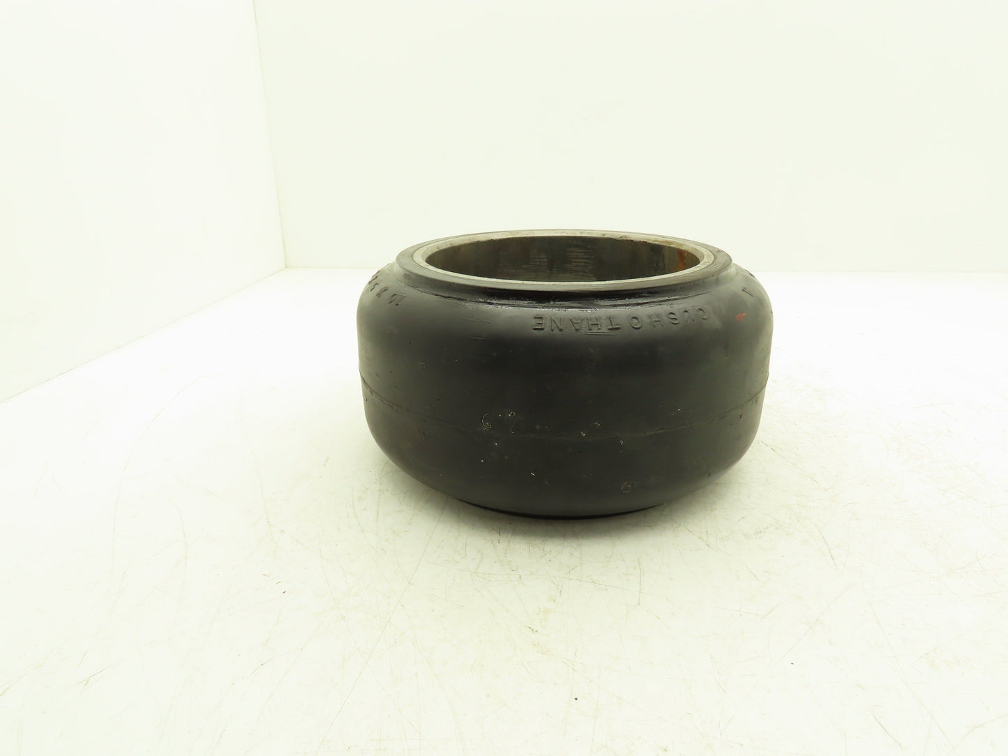 Superior 10x5x6-1/2 Press-On Forklift Tire Polyurethane Smooth Cushothane Black