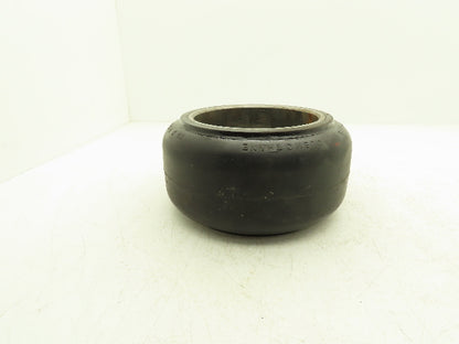 Superior 10x5x6-1/2 Press-On Forklift Tire Polyurethane Smooth Cushothane Black