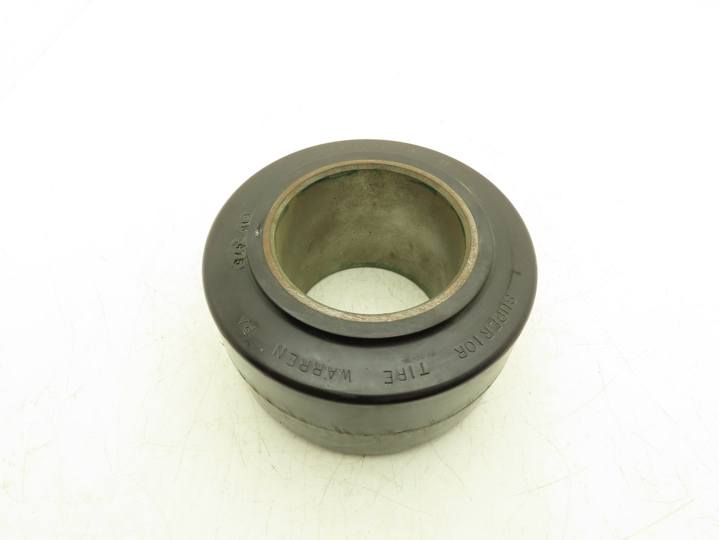 Superior Tire 9x5x5 Press-On Forklift Tire Polyurethane Solid Smooth Black