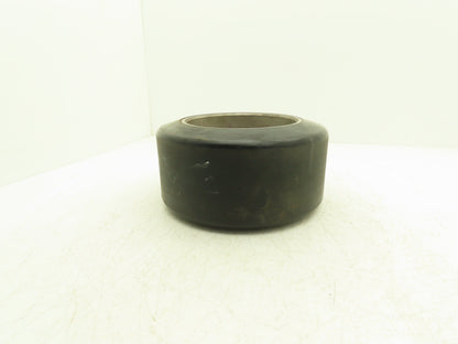 10x5x6-1/2 Press-On Forklift Tire Polyurethane Solid Smooth Black