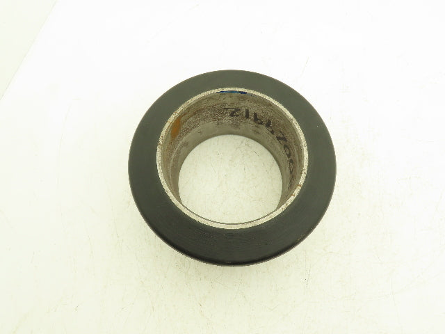 10x5x6-1/2 Press-On Forklift Tire Polyurethane Solid Smooth Black