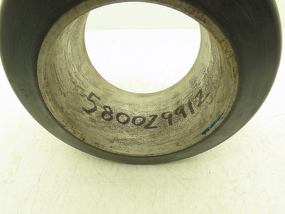 10x5x6-1/2 Press-On Forklift Tire Polyurethane Solid Smooth Black