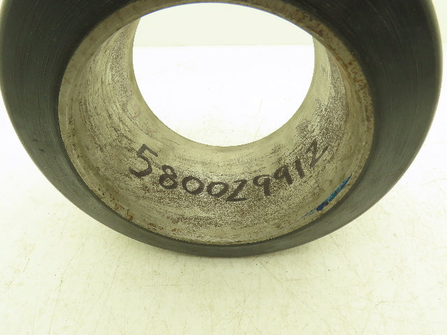 10x5x6-1/2 Press-On Forklift Tire Polyurethane Solid Smooth Black