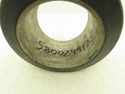 10x5x6-1/2 Press-On Forklift Tire Polyurethane Solid Smooth Black