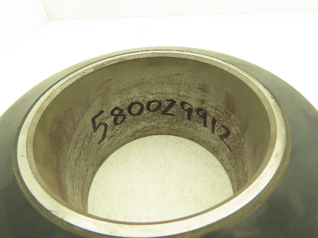 10x5x6-1/2 Press-On Forklift Tire Polyurethane Solid Smooth Black