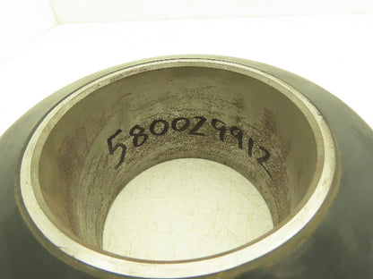 10x5x6-1/2 Press-On Forklift Tire Polyurethane Solid Smooth Black