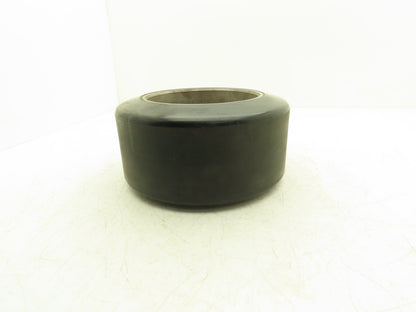 10x5x6-1/2 Press-On Forklift Tire Polyurethane Solid Smooth Black