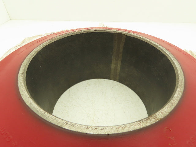 Superior 13.5x5.5x8 Press-On Forklift Tire Polyurethane Smooth Cushothane Red