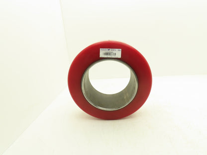 Superior 13.5x5.5x8 Press-On Forklift Tire Polyurethane Smooth Cushothane Red
