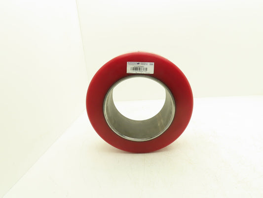 Superior 13.5x5.5x8 Press-On Forklift Tire Polyurethane Smooth Cushothane Red