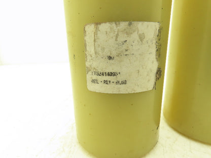 Yale YT524140951 Electric Pallet Jack Wheel 95A Poly 3.25x6.5x2"  Lot of 2