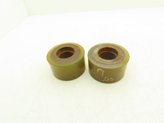 Total Source SYF Forklift Pallet Jack Poly Load Wheel 5x2-7/8x2-7/16"  Lot of 2