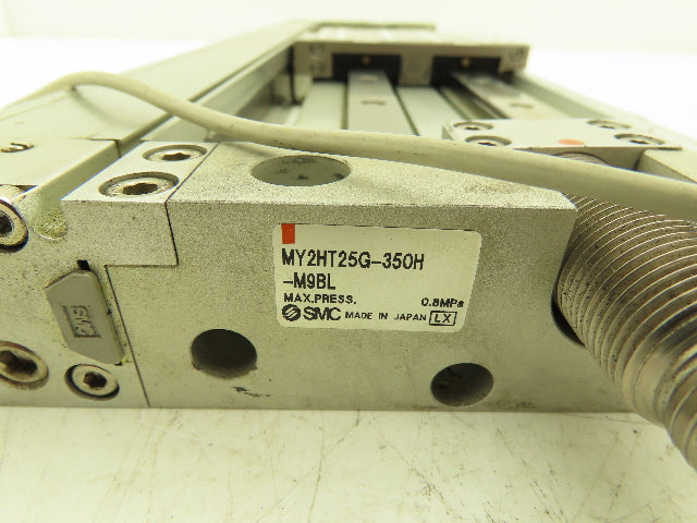 SMC MY2HT25G-350 Pneumatic Rodless Air Cylinder Guide 25mm Bore 350mm Stroke