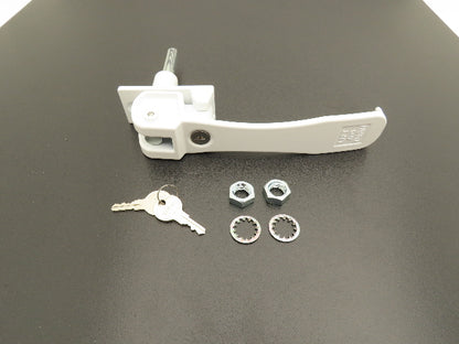 Southco 62-99-1067-02-LS03 Lift & Turn Locking RV Marine Latch 8" Handle White