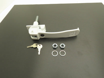 Southco 62-99-1067-02-LS03 Lift & Turn Locking RV Marine Latch 8" Handle White