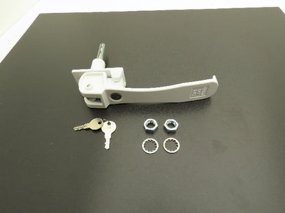 Southco 62-99-1067-02-LS03 Lift & Turn Locking RV Marine Latch 8" Handle White