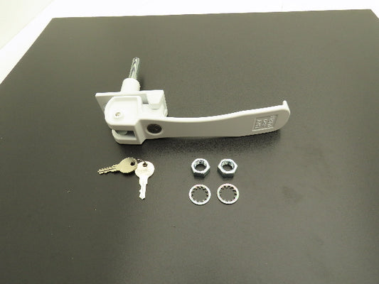 Southco 62-99-1067-02-LS03 Lift & Turn Locking RV Marine Latch 8" Handle White