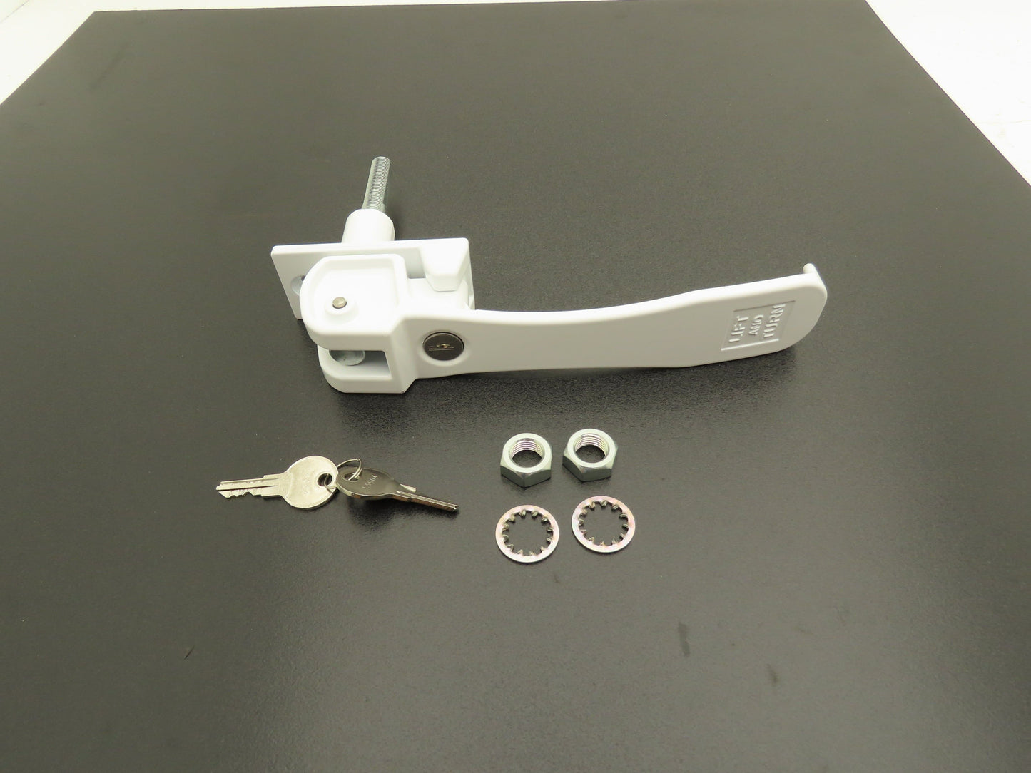 Southco 62-99-1067-02-LS04 Lift & Turn Locking RV Marine Latch 8" Handle White