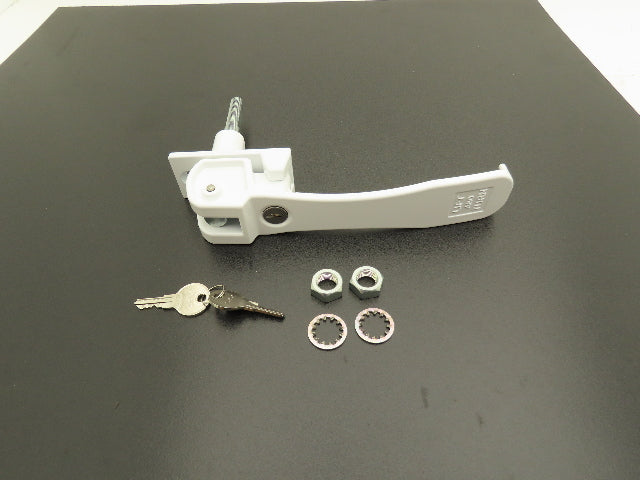 Southco 62-99-1067-02-LS04 Lift & Turn Locking RV Marine Latch 8" Handle White