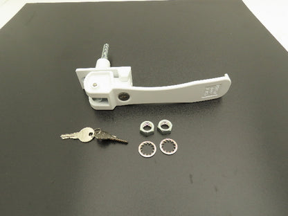 Southco 62-99-1067-02-LS04 Lift & Turn Locking RV Marine Latch 8" Handle White