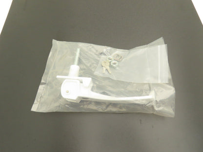 Southco 62-99-1067-02-LS04 Lift & Turn Locking RV Marine Latch 8" Handle White