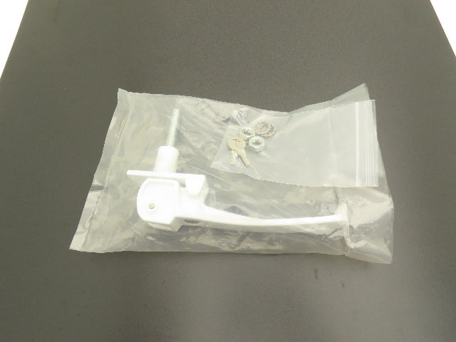 Southco 62-99-1067-02-LS04 Lift & Turn Locking RV Marine Latch 8" Handle White