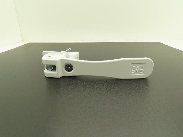 Southco 62-99-1067-02-LS04 Lift & Turn Locking RV Marine Latch 8" Handle White