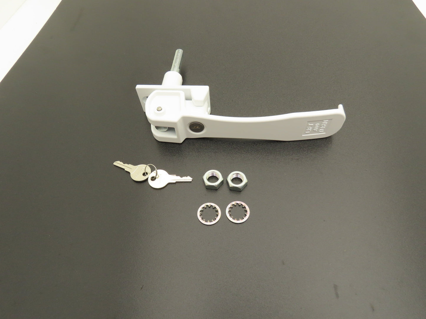 Southco 62-99-1067-02-LS04 Lift & Turn Locking RV Marine Latch 8" Handle White