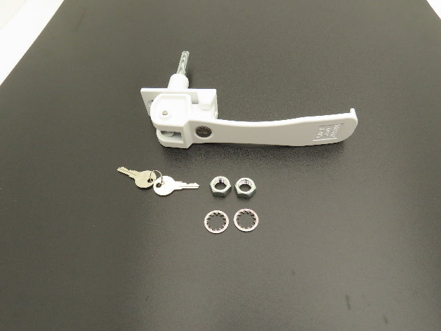 Southco 62-99-1067-02-LS04 Lift & Turn Locking RV Marine Latch 8" Handle White