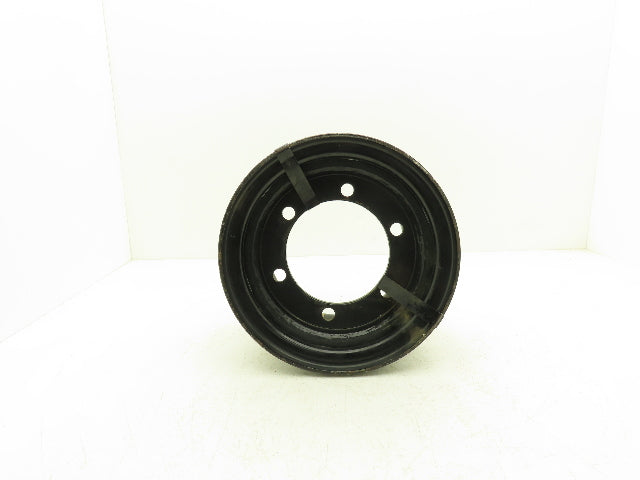 10x5.00F Forklift Wheel Rim 6-Lug 11/16" Bolt Hole 11-3/4' OD Black