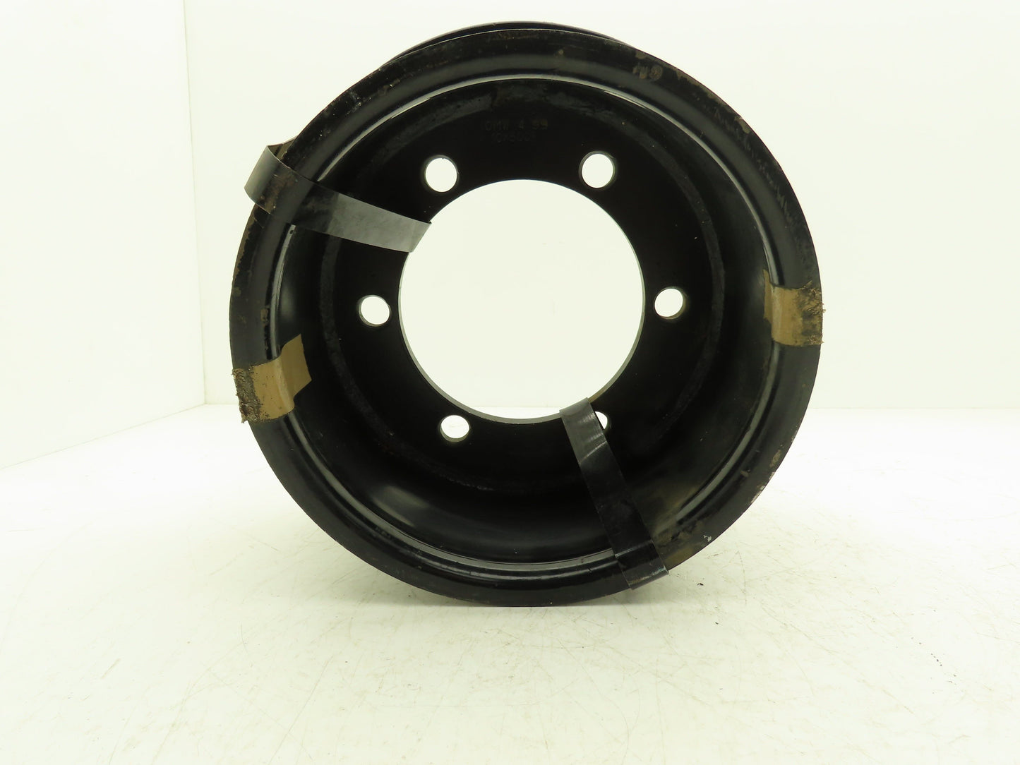 10x5.00F Forklift Wheel Rim 6-Lug 11/16" Bolt Hole 11-3/4' OD Black