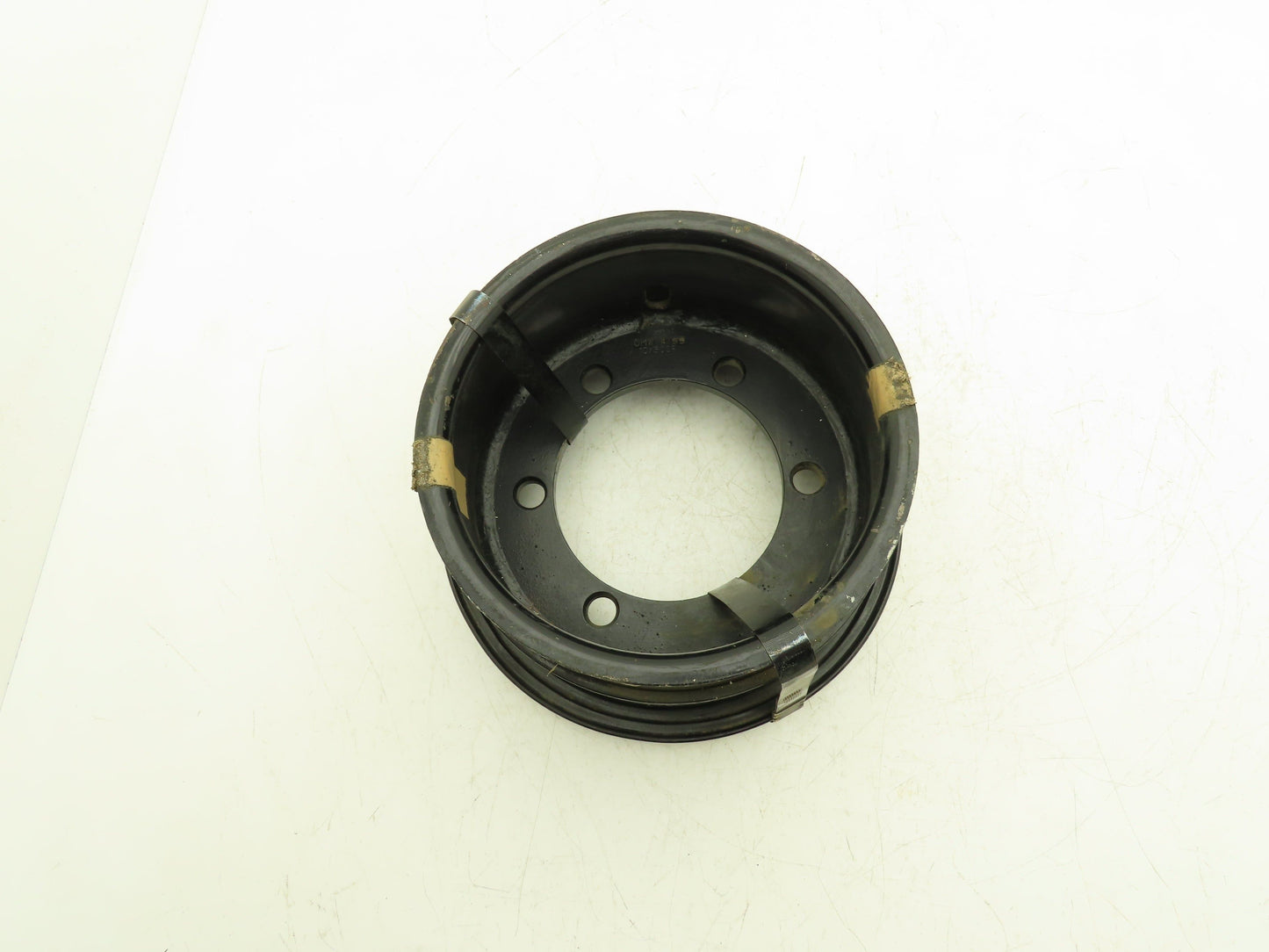 10x5.00F Forklift Wheel Rim 6-Lug 11/16" Bolt Hole 11-3/4' OD Black