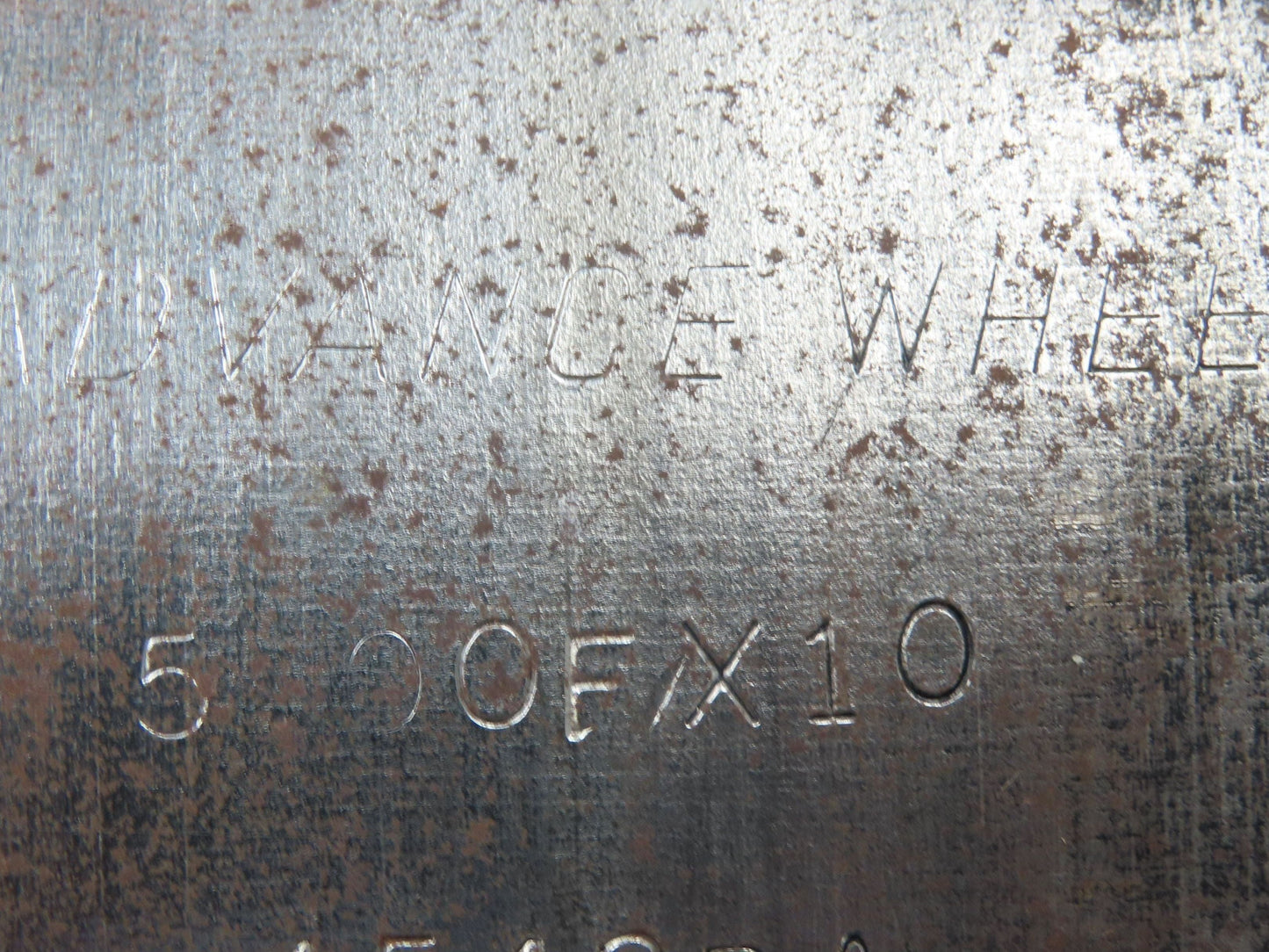 Advance Wheel 5.00Fx10 Forklift Wheel Rim 6-Lug 5/8" Bolt Hole 11-1/2" OD