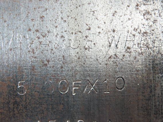 Advance Wheel 5.00Fx10 Forklift Wheel Rim 6-Lug 5/8" Bolt Hole 11-1/2" OD