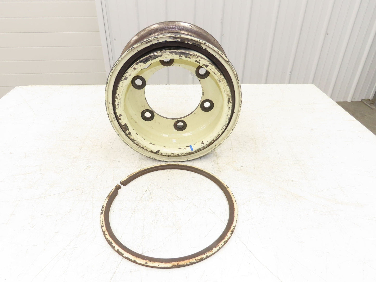 Advance Wheel 5.00Fx10 Forklift Wheel Rim 6-Lug 5/8" Bolt Hole 11-1/2" OD