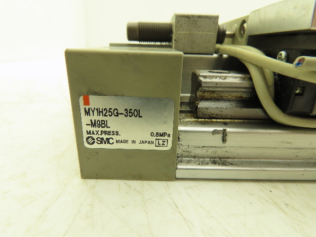 SMC MY1H25G-350 Pneumatic Rodless Air Cylinder Guide 25mm Bore 350mm Stroke