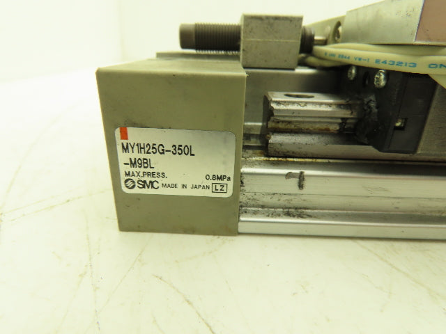 SMC MY1H25G-350 Pneumatic Rodless Air Cylinder Guide 25mm Bore 350mm Stroke