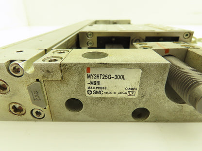 SMC MY2HT25G-300 Pneumatic Rodless Air Cylinder Guide 25mm Bore 300mm Stroke